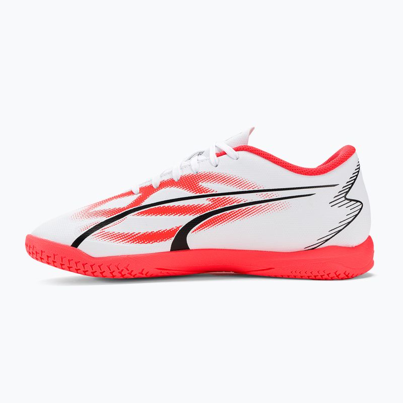 Футбольні бутси дитячі PUMA Ultra Play It Jr puma white/puma black/fire orchid 10