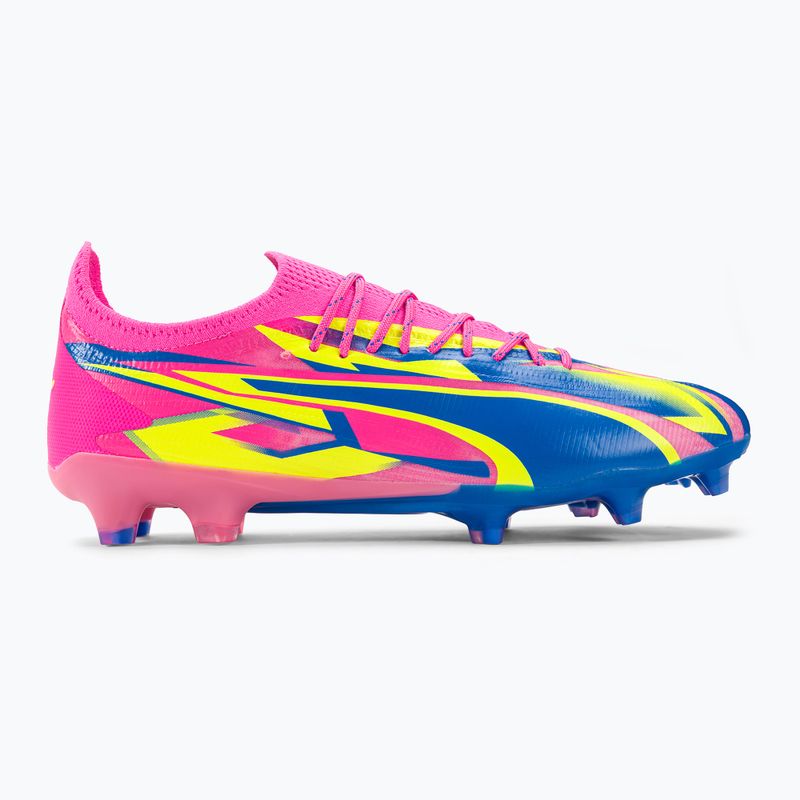 Футбольні бутси чоловічі PUMA Ultra Ultimate Energy Fg/Ag luminous pink/ultra blue/yellow alert 2