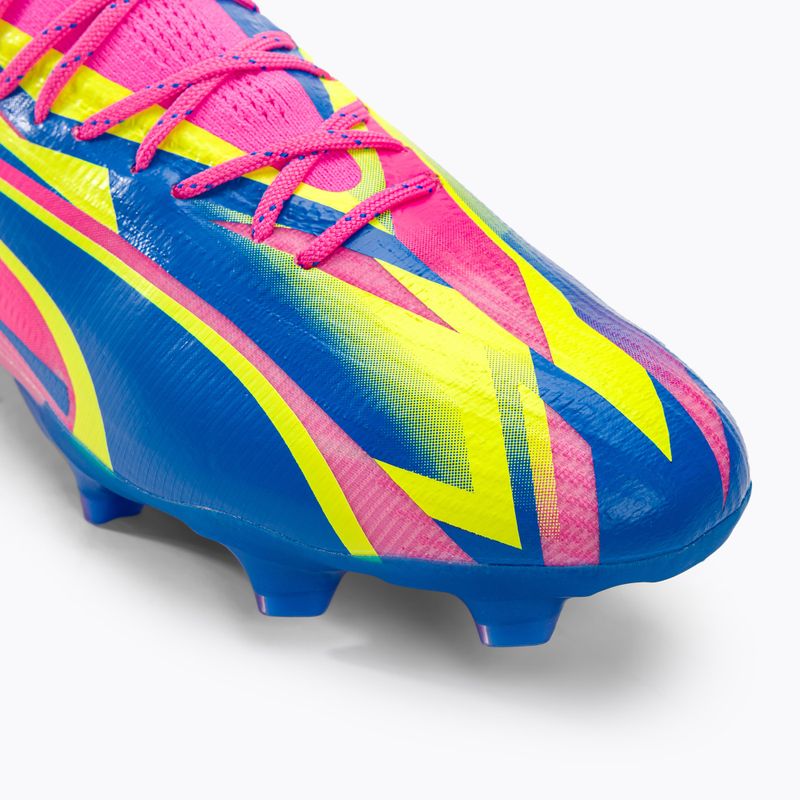 Футбольні бутси чоловічі PUMA Ultra Ultimate Energy Fg/Ag luminous pink/ultra blue/yellow alert 7