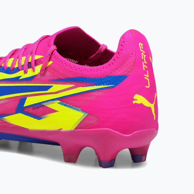 Футбольні бутси чоловічі PUMA Ultra Ultimate Energy Fg/Ag luminous pink/ultra blue/yellow alert 14