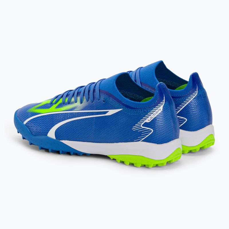 Футбольні бутси чоловічі PUMA Ultra Match Tt ultra blue/puma white/pro green 3