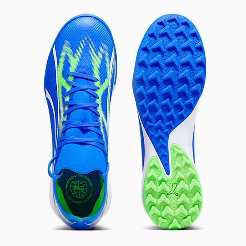 Футбольні бутси чоловічі PUMA Ultra Match Tt ultra blue/puma white/pro green 10