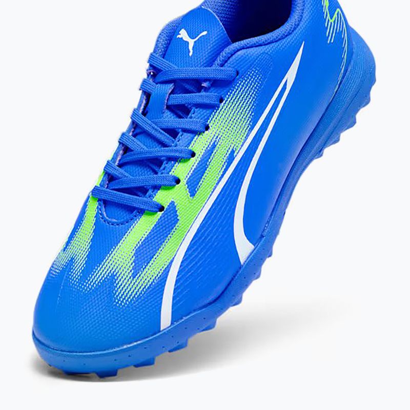 Футбольні бутси дитячі PUMA Ultra Play Tt Jr ultra blue/puma white/pro green 12