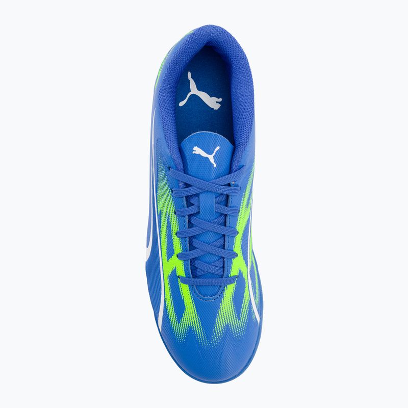 Футбольні бутси дитячі PUMA Ultra Play Tt Jr ultra blue/puma white/pro green 6