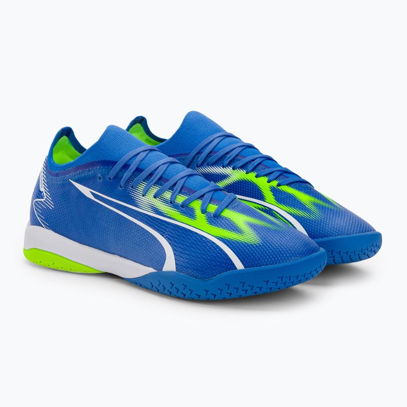 Футбольні бутси чоловічі PUMA Ultra Match It ultra blue/puma white/pro green 4