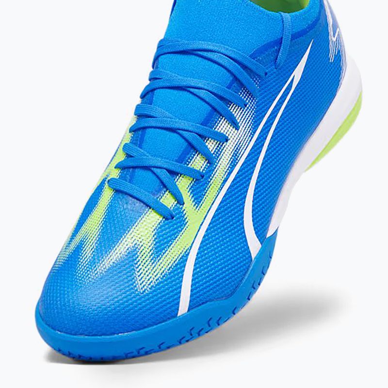 Футбольні бутси чоловічі PUMA Ultra Match It ultra blue/puma white/pro green 12