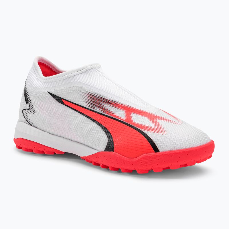 Футбольні бутси дитячі PUMA Ultra Match Ll Tt + Mid Jr puma white/puma black/fire orchid