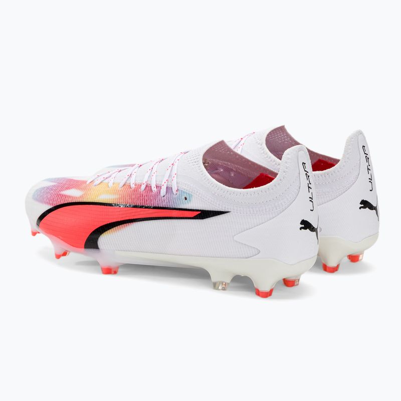 Футбольні бутси чоловічі PUMA Ultra Ultimate Fg/Ag puma white/pum black/fire orchid 3