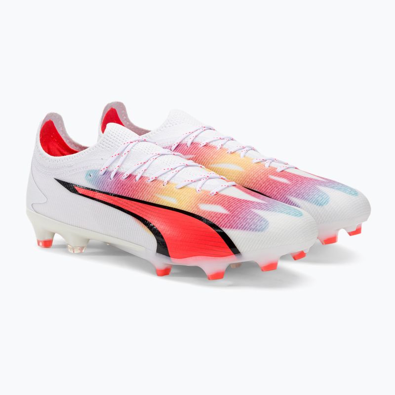 Футбольні бутси чоловічі PUMA Ultra Ultimate Fg/Ag puma white/pum black/fire orchid 4