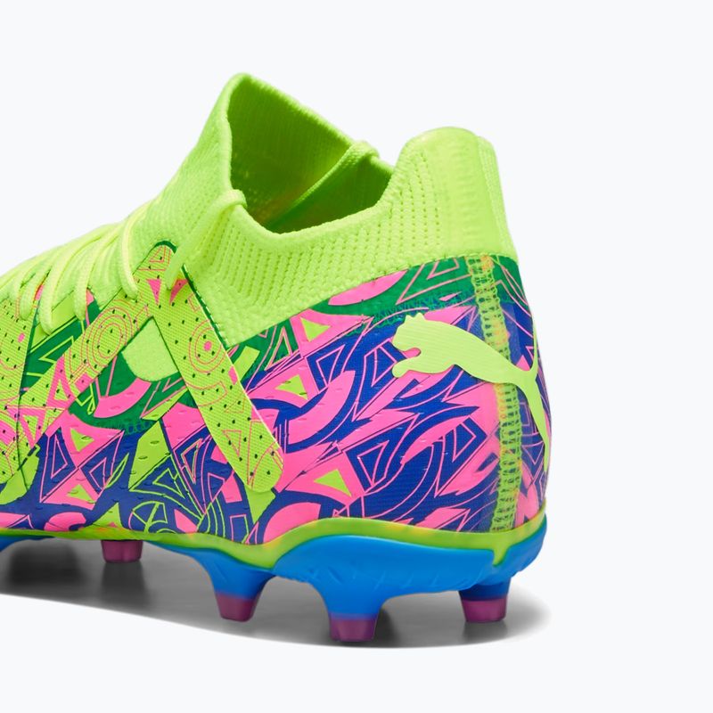 Футбольні бутси чоловічі PUMA Future Match Energy Fg/Ag ultra blue/yellow alert/luminous pink 14