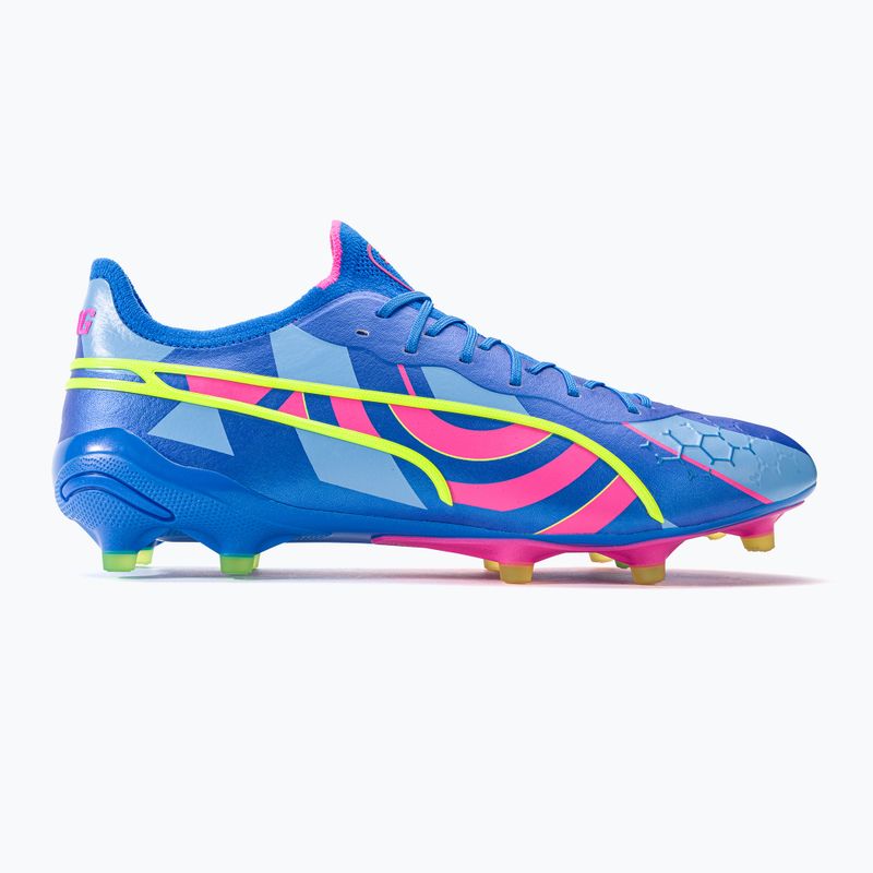 Футбольні бутси чоловічі PUMA King Ultimate Energy Fg/Ag ultra blue/luminous pink/luminous blue 2