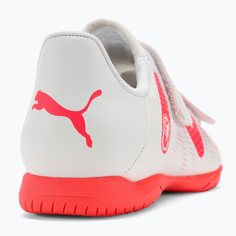 Футбольні бутси дитячі PUMA Future Play It V Jr puma white/fire orchid 9