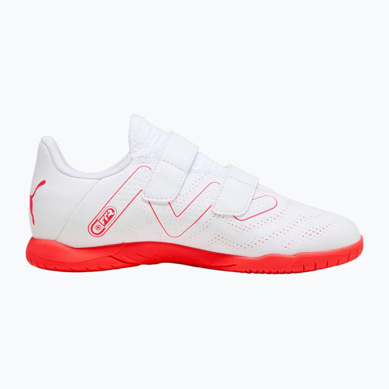 Футбольні бутси дитячі PUMA Future Play It V Jr puma white/fire orchid 12
