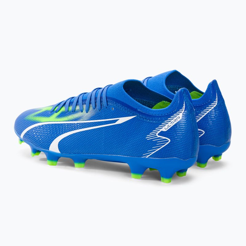 Футбольні бутси чоловічі PUMA Ultra Match Fg/Ag ultra blue/puma white/pro green 3