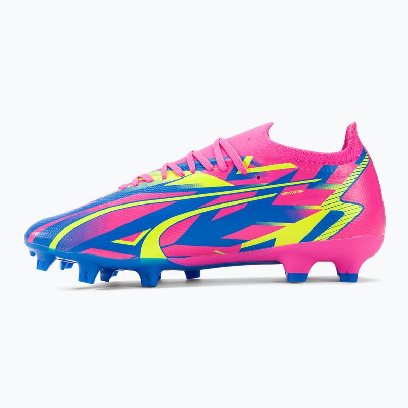 Футбольні бутси чоловічі PUMA Ultra Match Energy Fg/Ag luminous pink/yellow alert/ultra blue 10