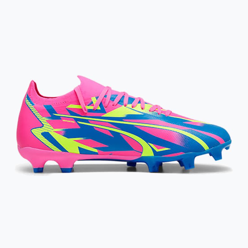Футбольні бутси чоловічі PUMA Ultra Match Energy Fg/Ag luminous pink/yellow alert/ultra blue 12