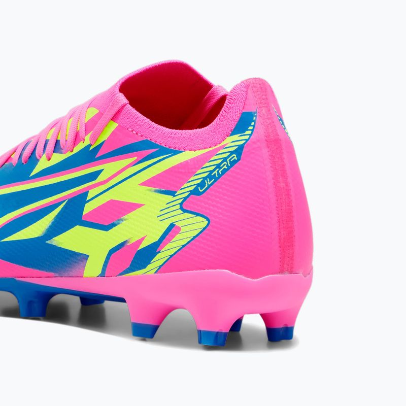 Футбольні бутси чоловічі PUMA Ultra Match Energy Fg/Ag luminous pink/yellow alert/ultra blue 16