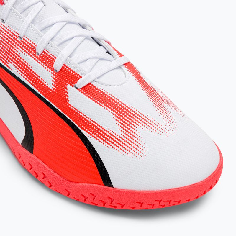 Футбольні бутси чоловічі PUMA Ultra Play It puma white/puma black/fire orchid 7
