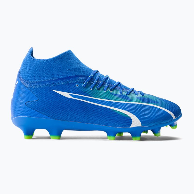 Футбольні бутси дитячі PUMA Ultra Pro Fg/Ag Jr ultra blue/puma white/pro green 2