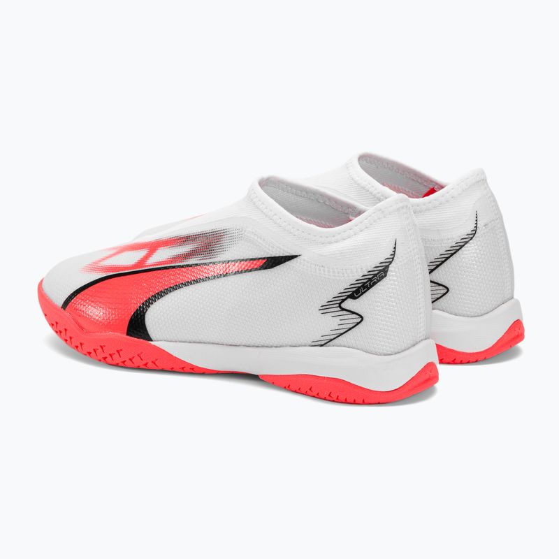 Футбольні бутси дитячі PUMA Ultra Match Ll It + Mid Jr puma white/puma black/fire orchid 3