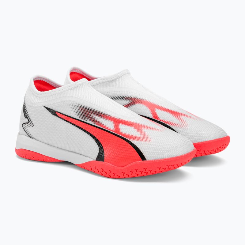 Футбольні бутси дитячі PUMA Ultra Match Ll It + Mid Jr puma white/puma black/fire orchid 4