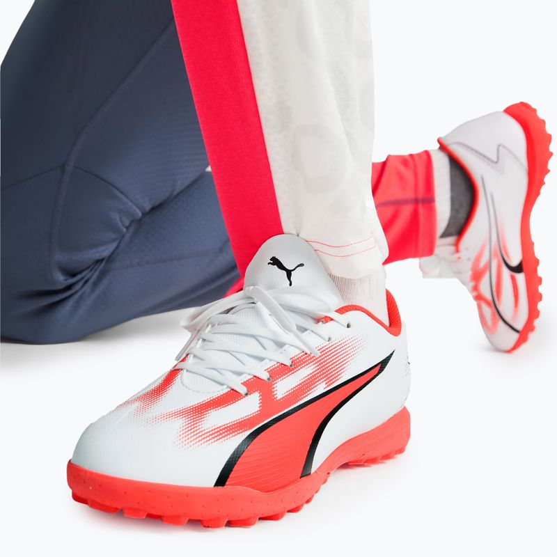 Футбольні бутси чоловічі PUMA Ultra Play Fg/Ag puma white/puma black/fire orchid 2