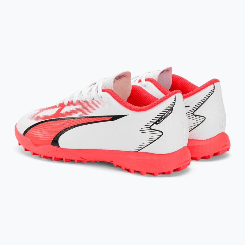 Футбольні бутси дитячі PUMA Ultra Play Tt Jr puma white/puma black/fire orchid 3