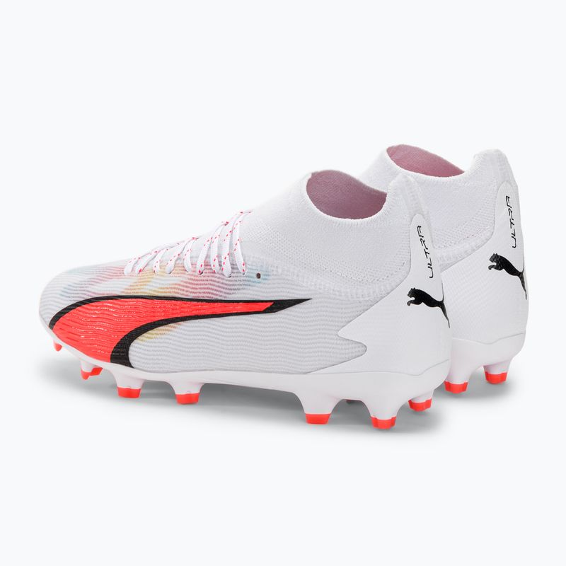 Футбольні бутси дитячі PUMA Ultra Pro Fg/Ag Jr puma white/puma black/fire orchid 3