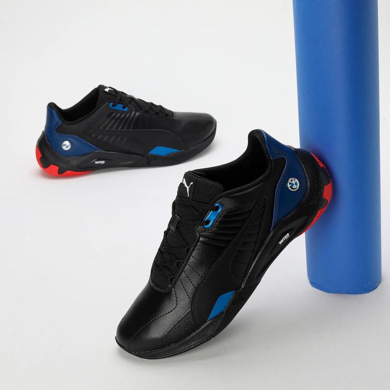 Кросівки чоловічі PUMA BMW MMS Kart Cat Nitro puma black/pro blue/pop red 16
