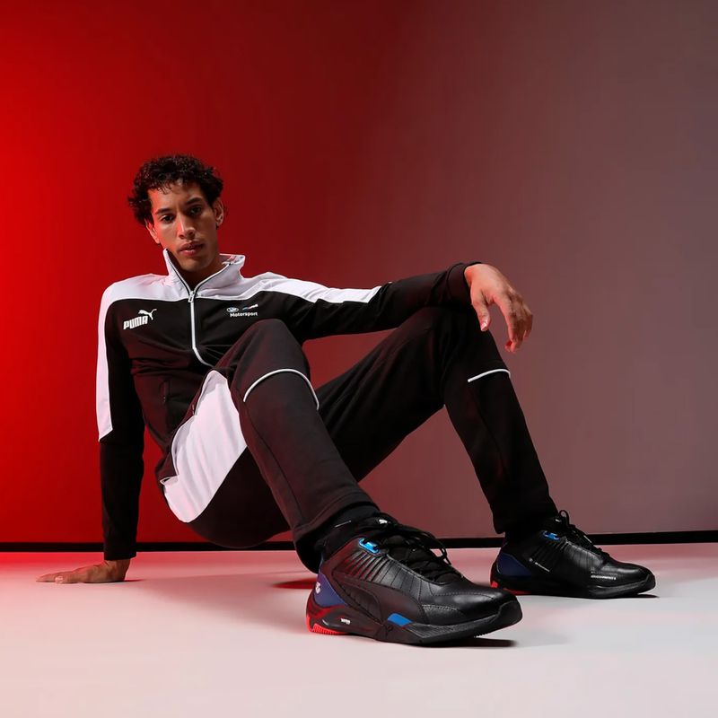 Кросівки чоловічі PUMA BMW MMS Kart Cat Nitro puma black/pro blue/pop red 18