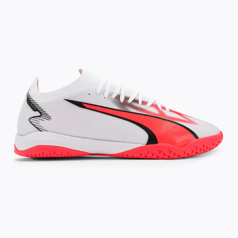 Футбольні бутси чоловічі PUMA Ultra Match It puma white/puma black/fire orchid 2