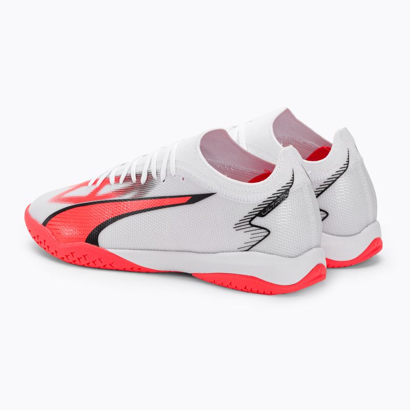 Футбольні бутси чоловічі PUMA Ultra Match It puma white/puma black/fire orchid 3