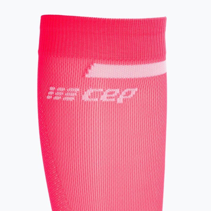 Шкарпетки компресійні бігові чоловічі CEP Tall 4.0 pink/black 3