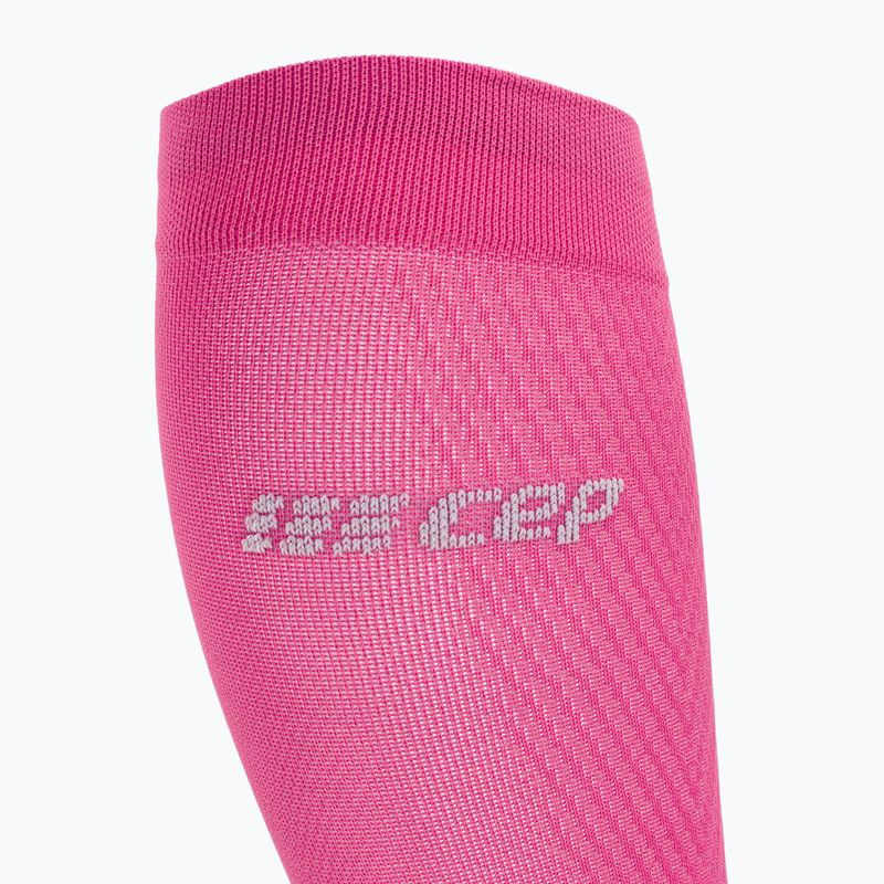 Шкарпетки компресійні бігові жіночі CEP Ultralight pink/dark red 3