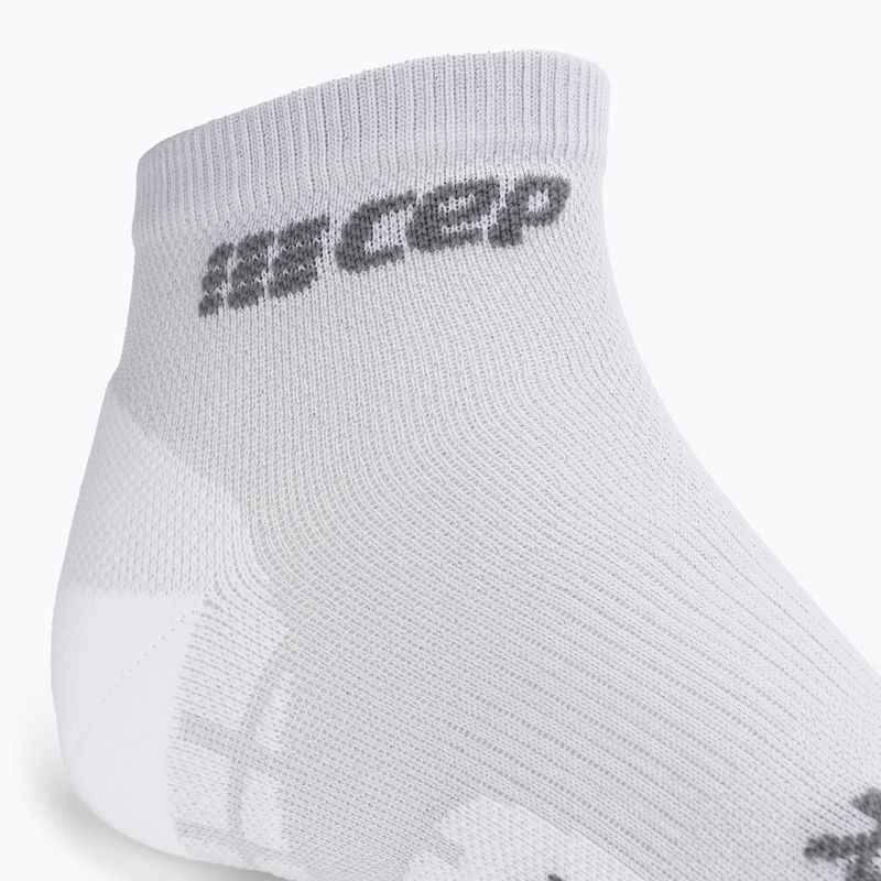 Шкарпетки компресійні бігові чоловічі CEP Ultralight Low Cut carbon white 4