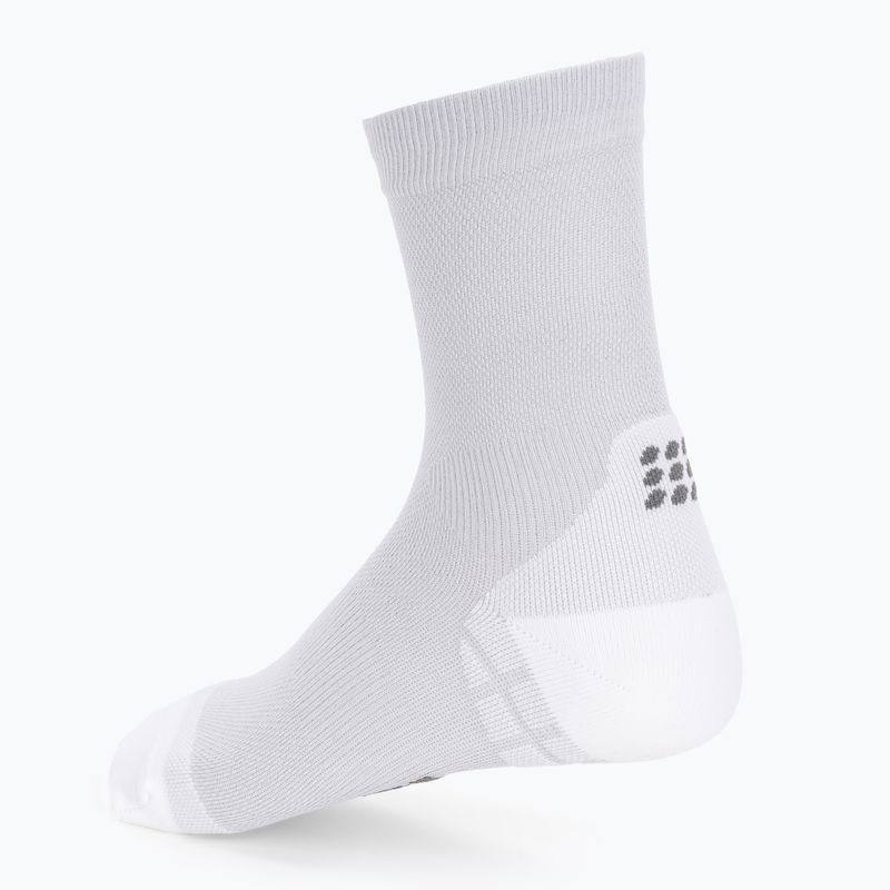 Шкарпетки компресійні бігові чоловічі CEP Ultralight Short carbon white 5