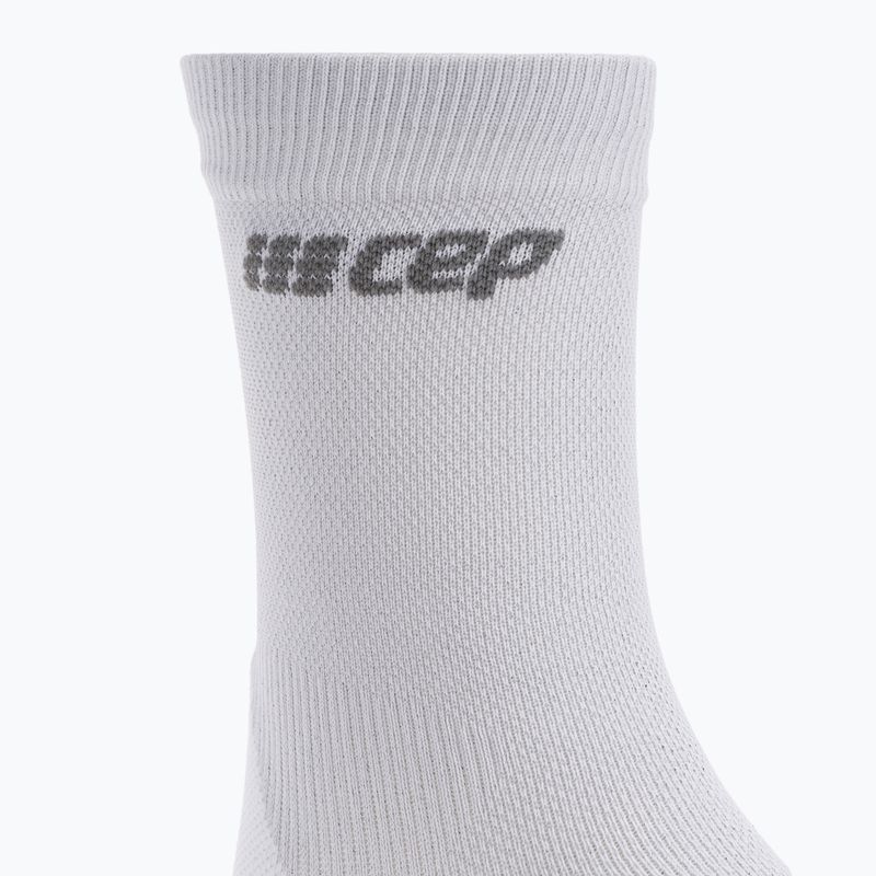 Шкарпетки компресійні бігові чоловічі CEP Ultralight Short carbon white 6