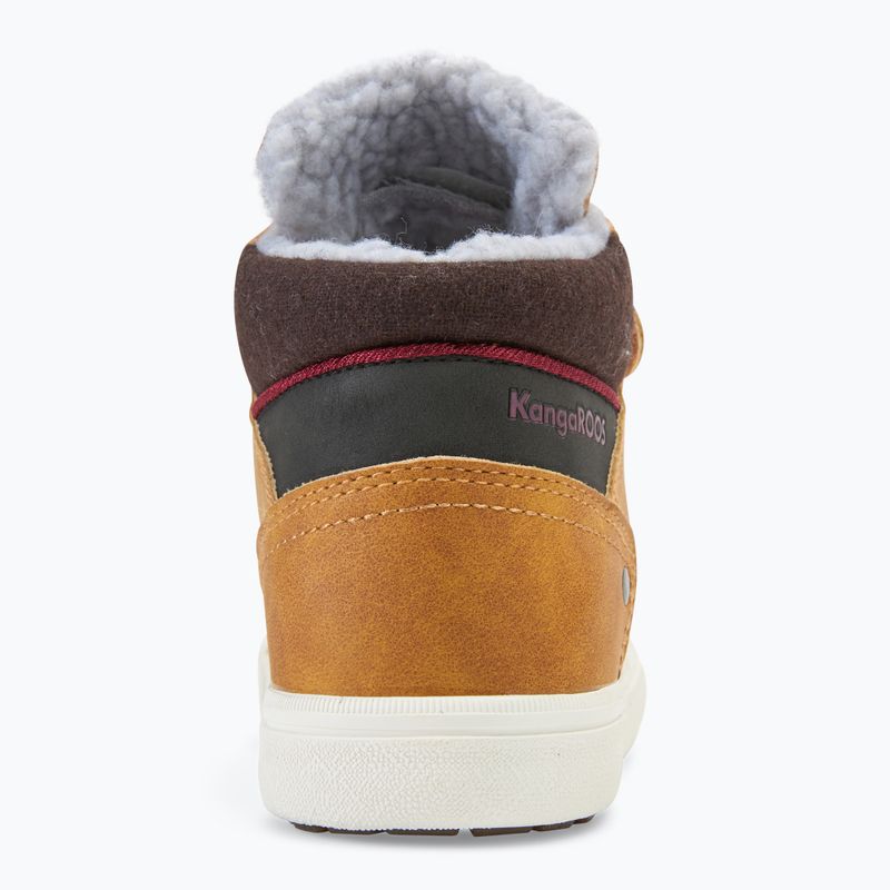 Дитячі туфлі KangaROOS KaVu Primo V tan yellow / rouge 6