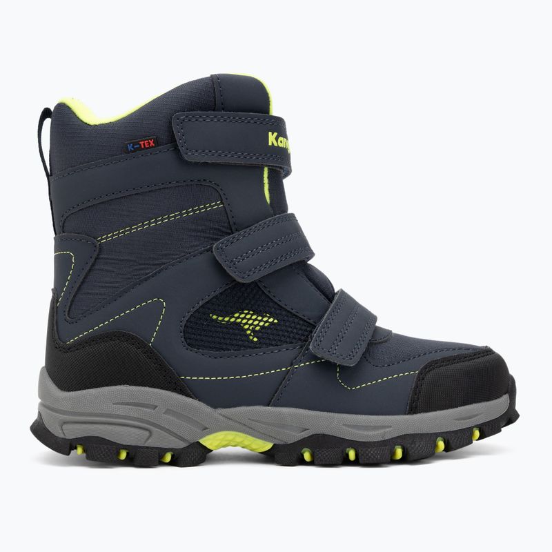 Черевики зимові дитячі KangaROOS K-Robi KTX dark navy/lime 2