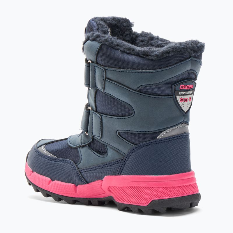 Черевики зимові дитячі Kappa Cekis Tex navy/pink 3