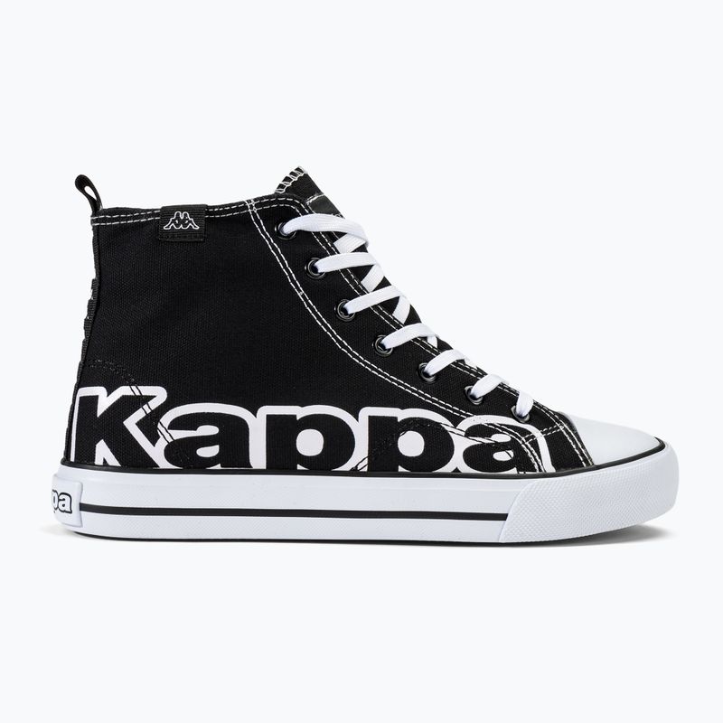 Кросівки чоловічі Kappa Abras black/white 2