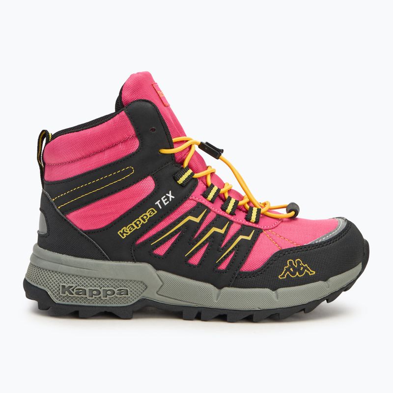 Черевики дитячі Kappa Boxford Mid Tex pink/yellow 2