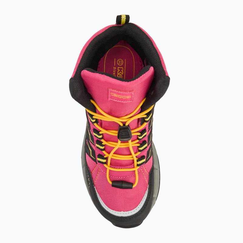 Черевики дитячі Kappa Boxford Mid Tex pink/yellow 5