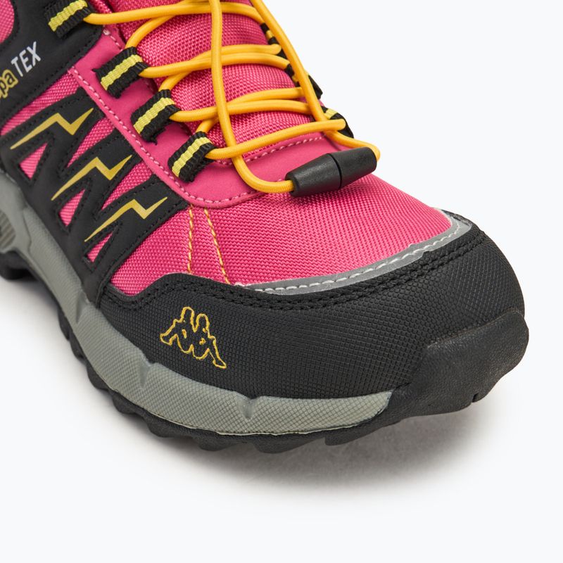 Черевики дитячі Kappa Boxford Mid Tex pink/yellow 7