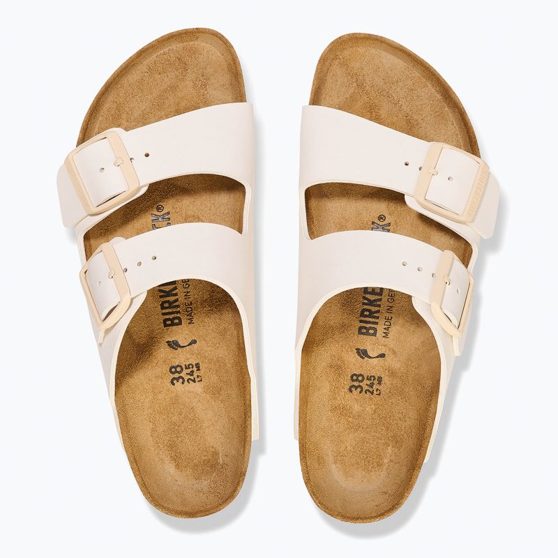 Жіночі шльопанці BIRKENSTOCK Arizona BF Narrow яєчна шкаралупа 12