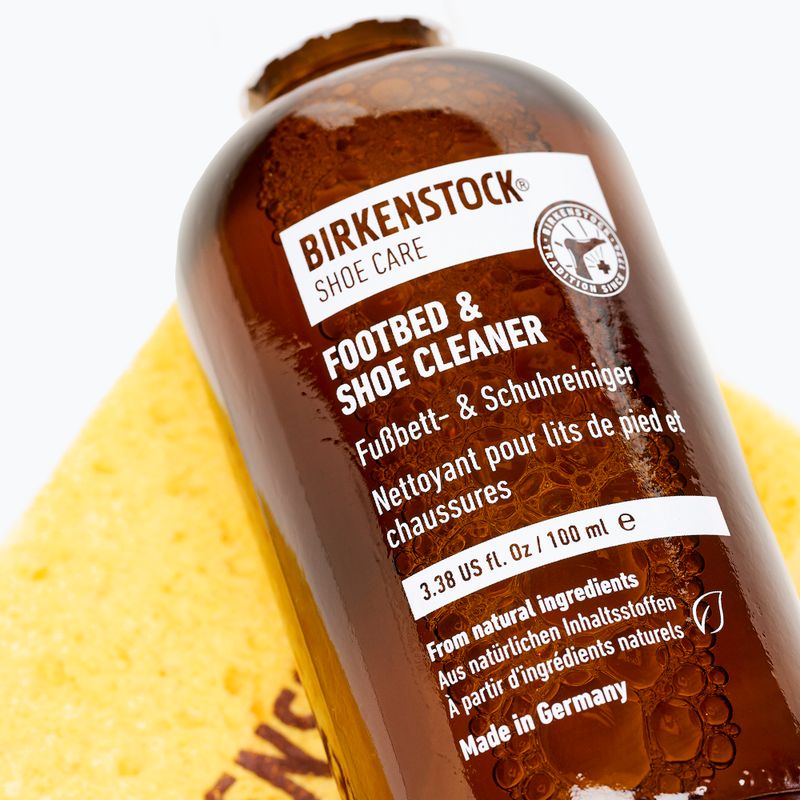 Набір для чищення взуття BIRKENSTOCK Footbed and Shoe Cleaner with Sponge multicolor 3