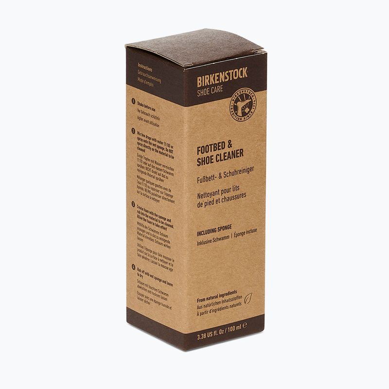 Набір для чищення взуття BIRKENSTOCK Footbed and Shoe Cleaner with Sponge multicolor 6