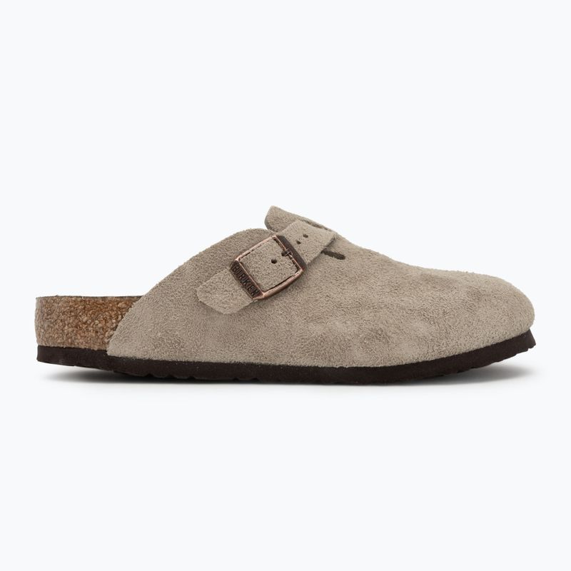 BIRKENSTOCK Boston Kids Вузькі шльопанці сіро-коричневого кольору 2