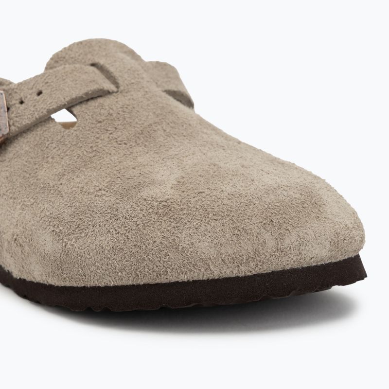 BIRKENSTOCK Boston Kids Вузькі шльопанці сіро-коричневого кольору 7