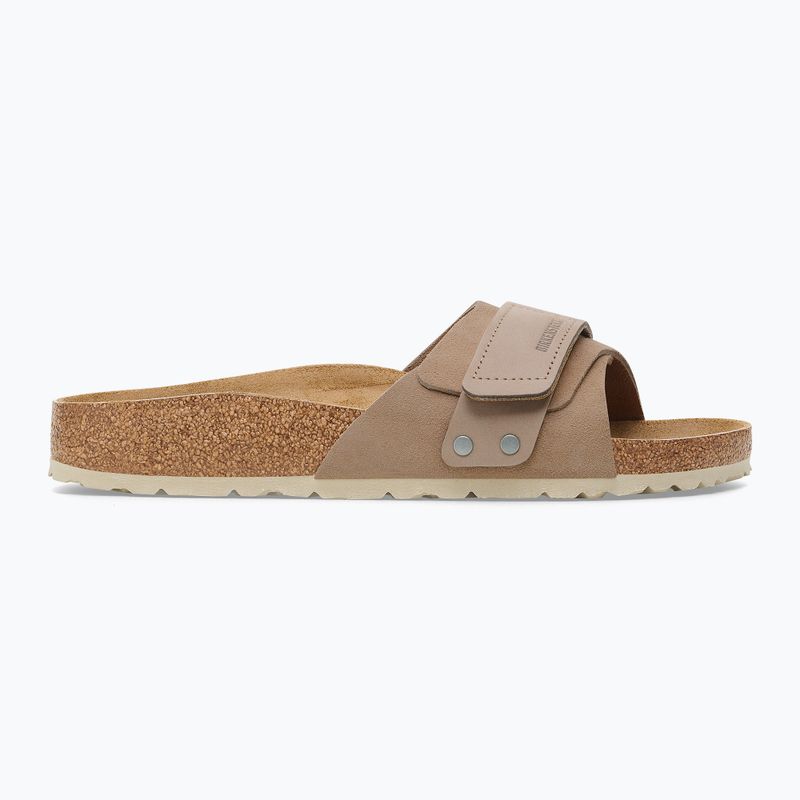 Жіночі шльопанці BIRKENSTOCK Oita W LENB/LEVE вузькі сірі 8